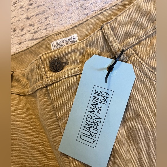 NWT Quaker Marine Double Knee Pant Khaki - Picture 5 of 11